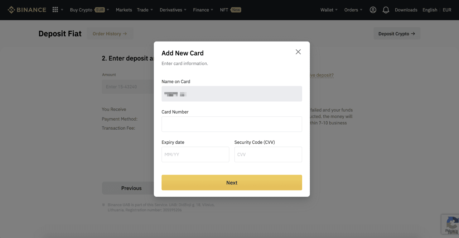 Kako uplatiti depozit na Binance Kako uplatiti depozit na Binance