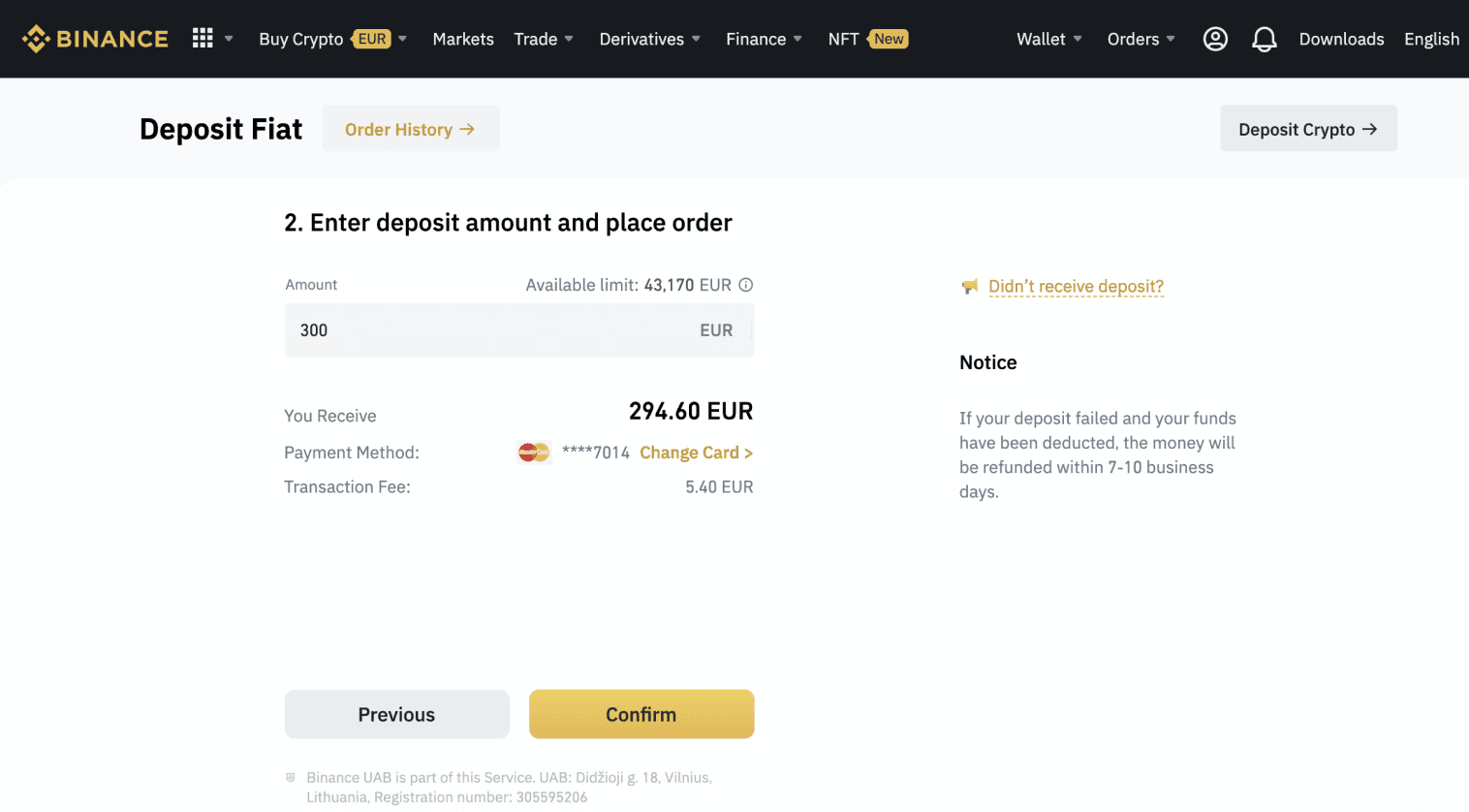 Kako uplatiti depozit na Binance Kako uplatiti depozit na Binance