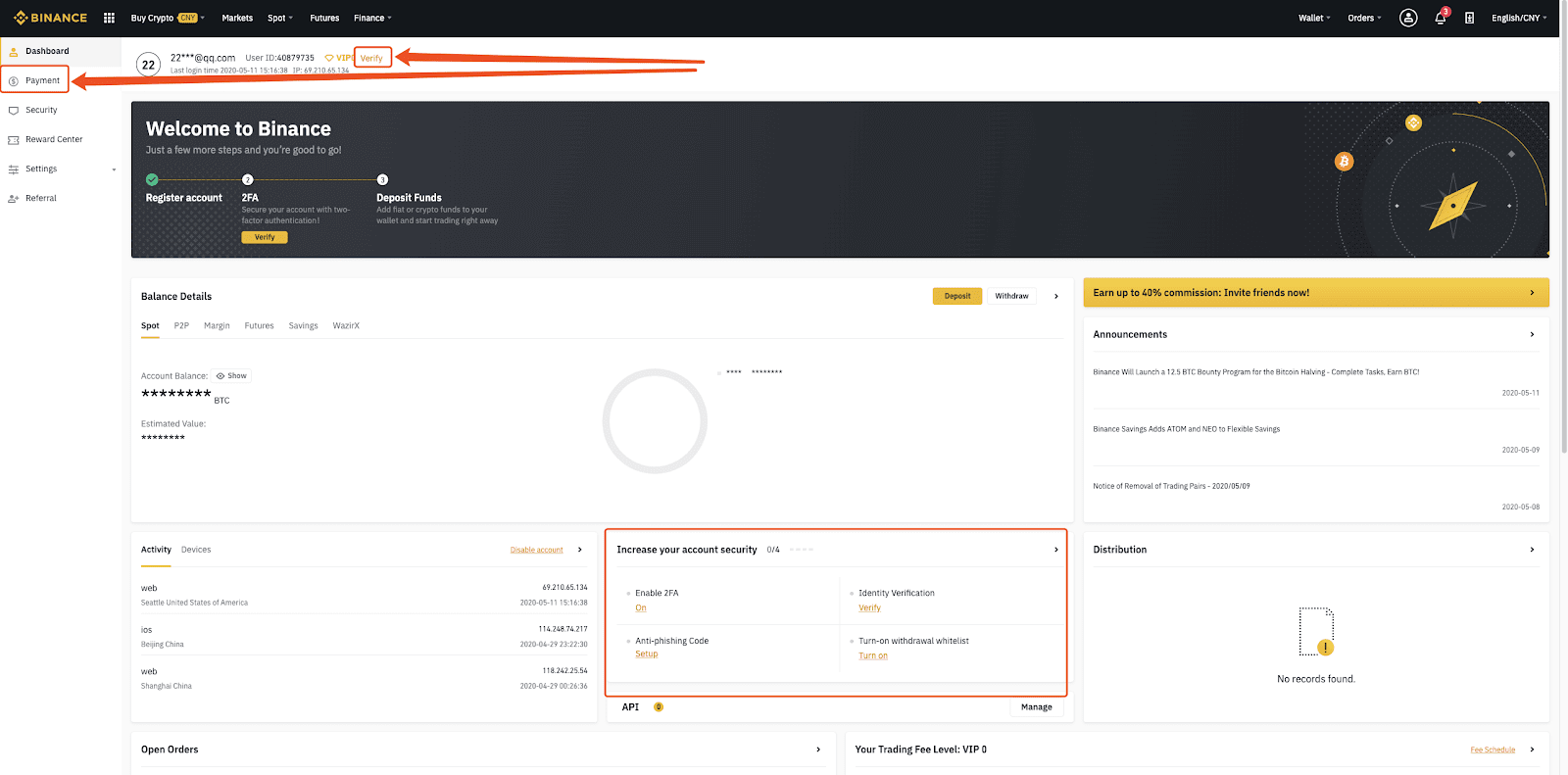 Kako uplatiti depozit na Binance Kako uplatiti depozit na Binance
