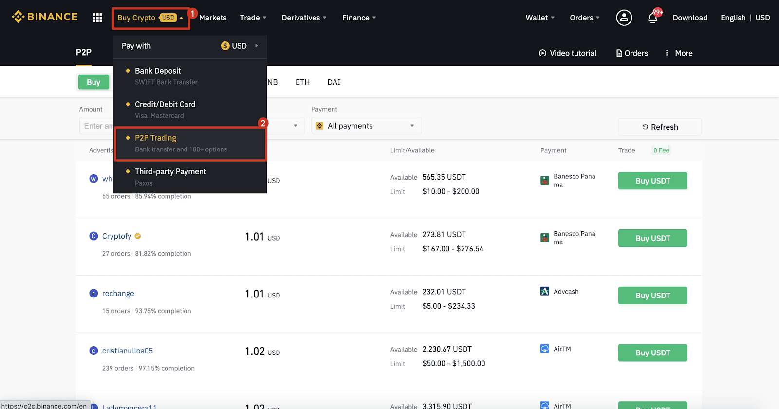 Kako uplatiti depozit na Binance Kako uplatiti depozit na Binance