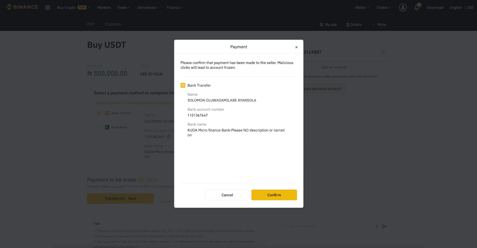 Kako uplatiti depozit na Binance Kako uplatiti depozit na Binance