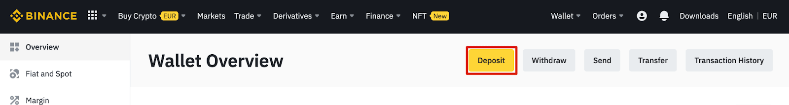 Kako uplatiti depozit na Binance Kako uplatiti depozit na Binance