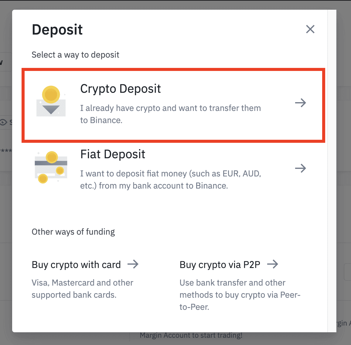 Kako uplatiti depozit na Binance Kako uplatiti depozit na Binance