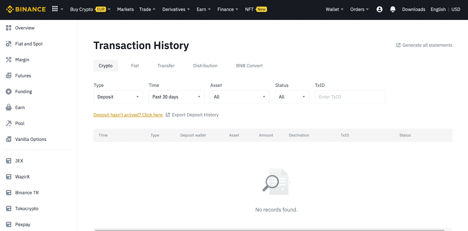 Kako uplatiti depozit na Binance Kako uplatiti depozit na Binance