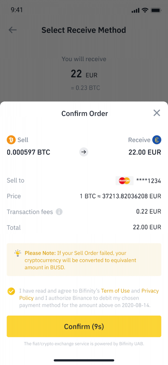 Ki jan yo vann Cryptocurrencies sou Binance nan kat kredi / debi Ki jan yo vann Cryptocurrencies sou Binance nan kat kredi / debi