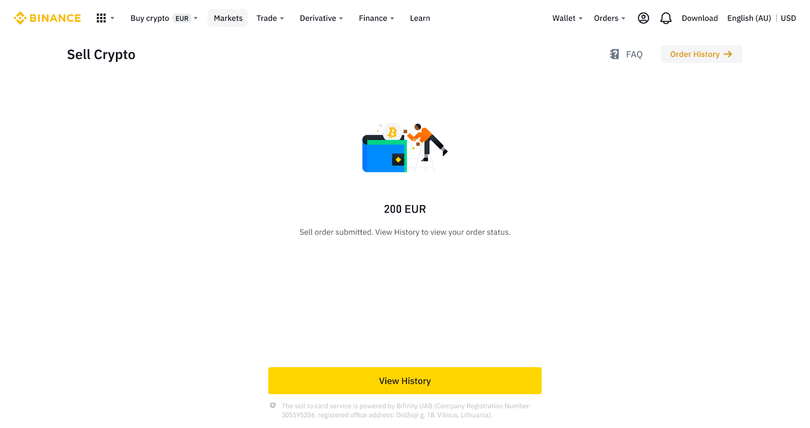 Ki jan yo vann Cryptocurrencies sou Binance nan kat kredi / debi Ki jan yo vann Cryptocurrencies sou Binance nan kat kredi / debi