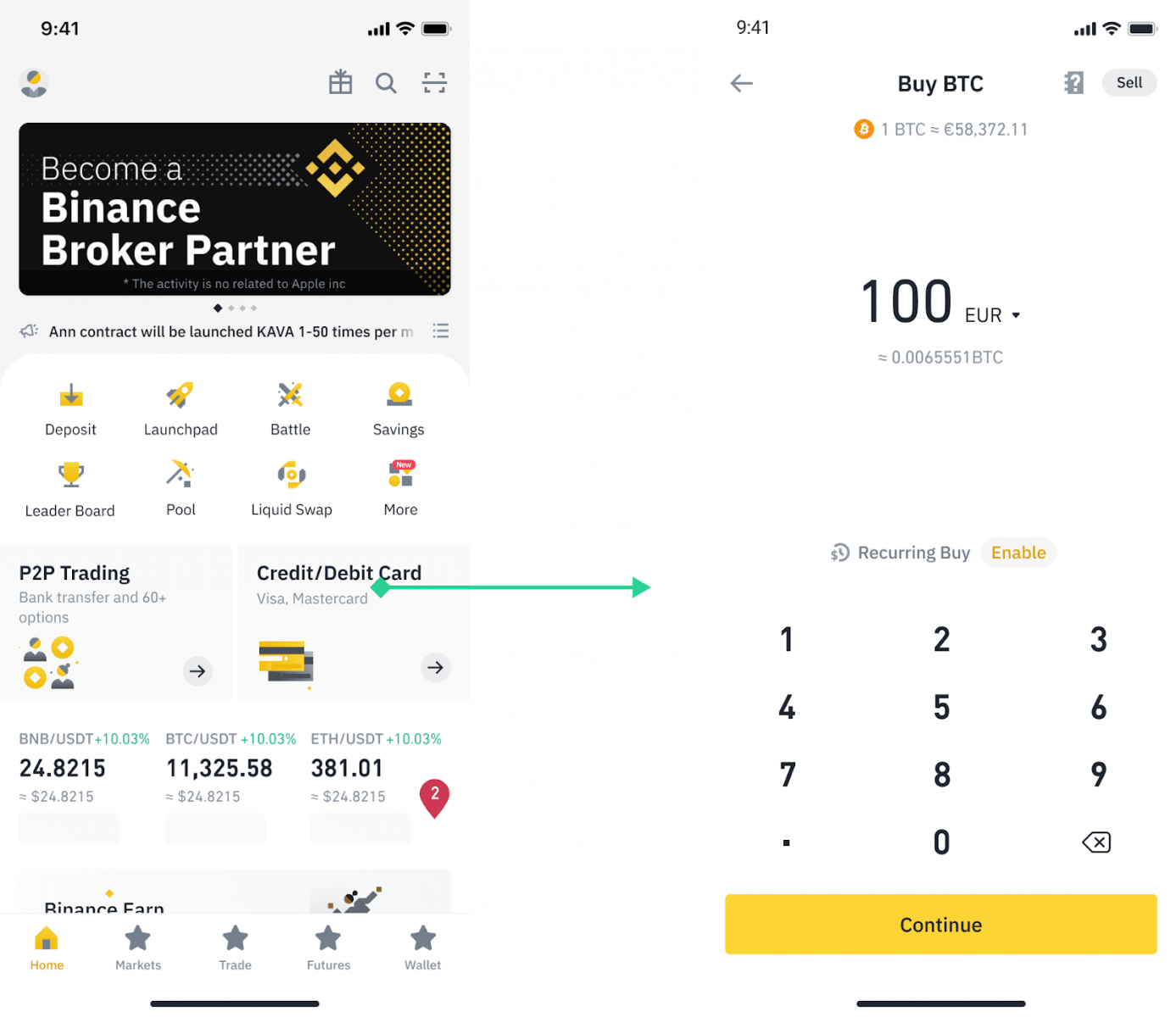 Ki jan yo vann Cryptocurrencies sou Binance nan kat kredi / debi Ki jan yo vann Cryptocurrencies sou Binance nan kat kredi / debi
